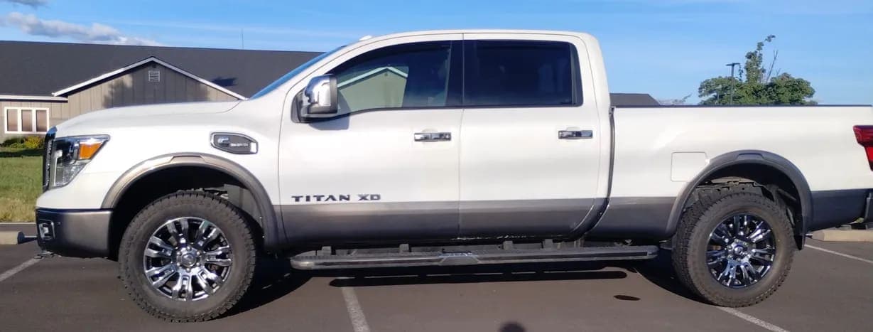 2017 Nissan Titan XD Platinum Reserve, view