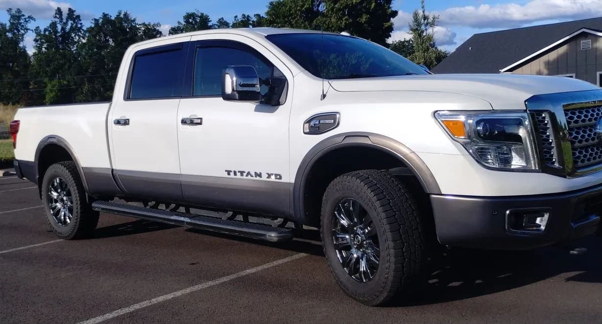 2017 Nissan Titan XD Platinum Reserve, view