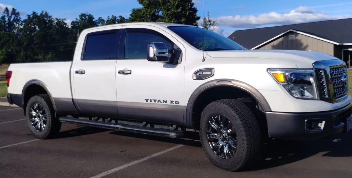 2017 Nissan Titan XD Platinum Reserve, view