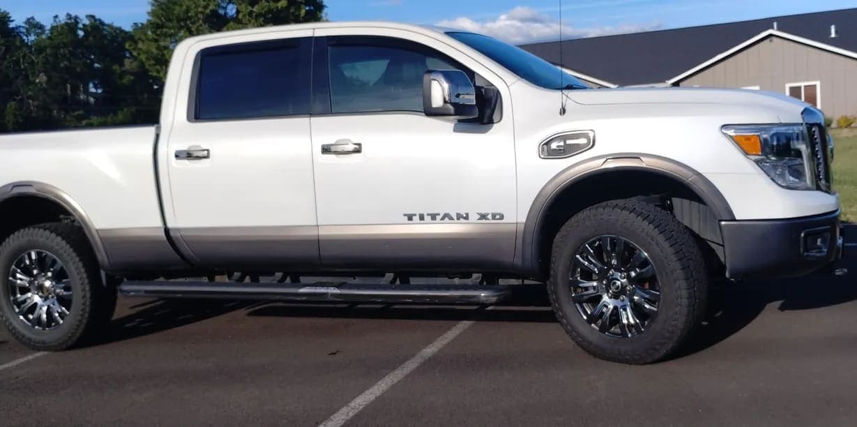 2017 Nissan Titan XD Platinum Reserve, view
