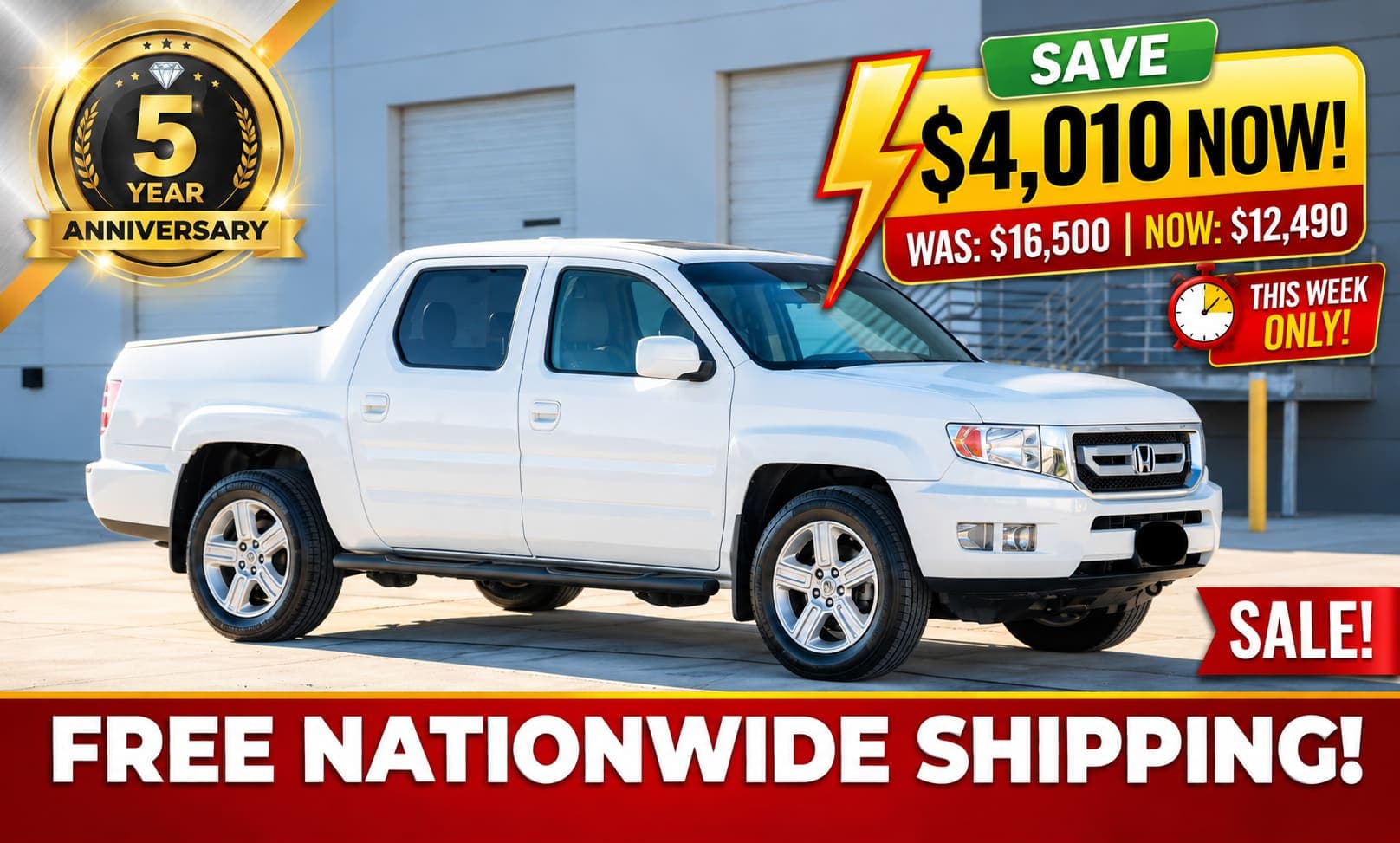 2010 Honda Ridgeline RTL exterior