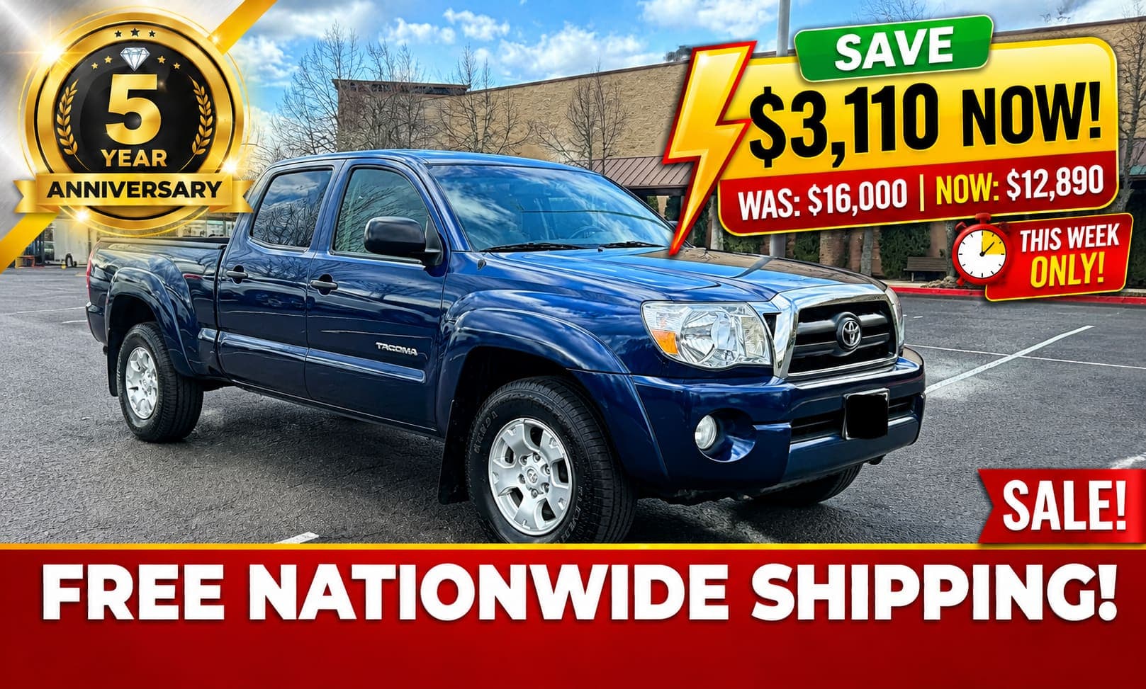 2008 Toyota Tacoma SR5 PreRunner exterior
