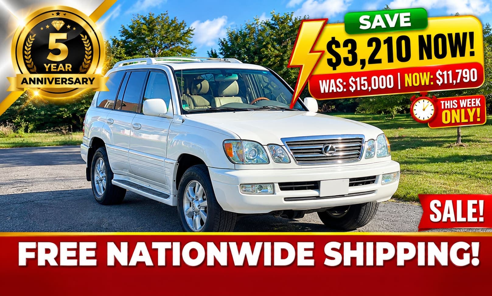 2004 Lexus LX 470 exterior